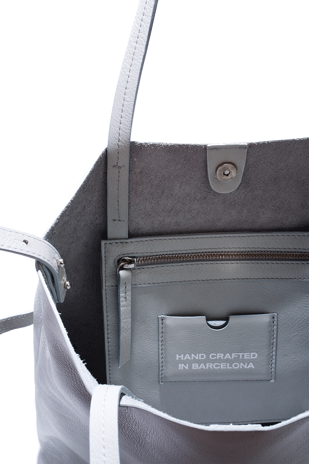 Grey Roomy Tote