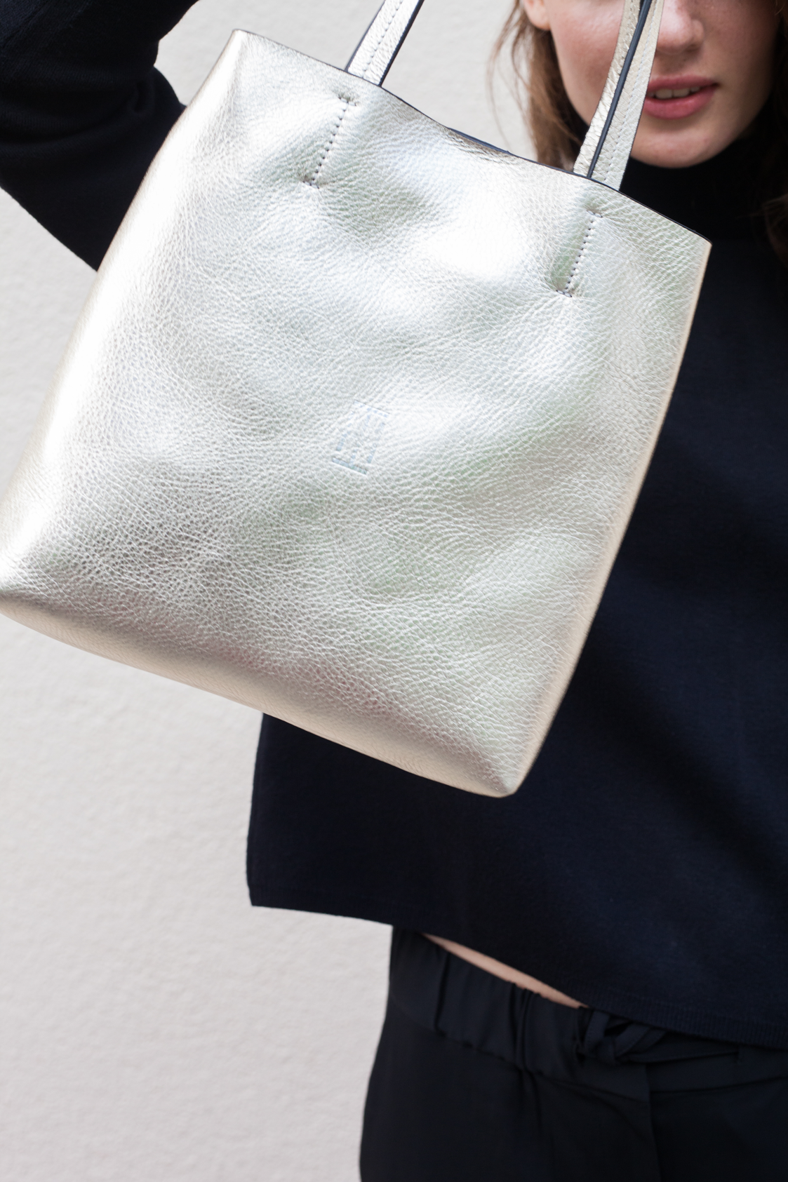 Metallic Mini Tote