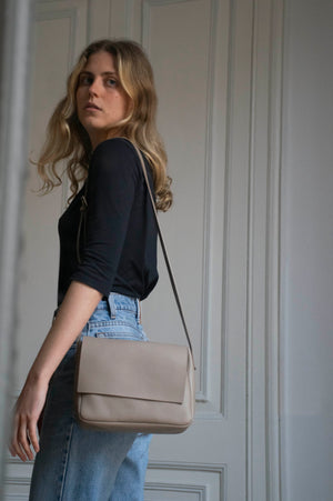 Taupe Crossbody Bag