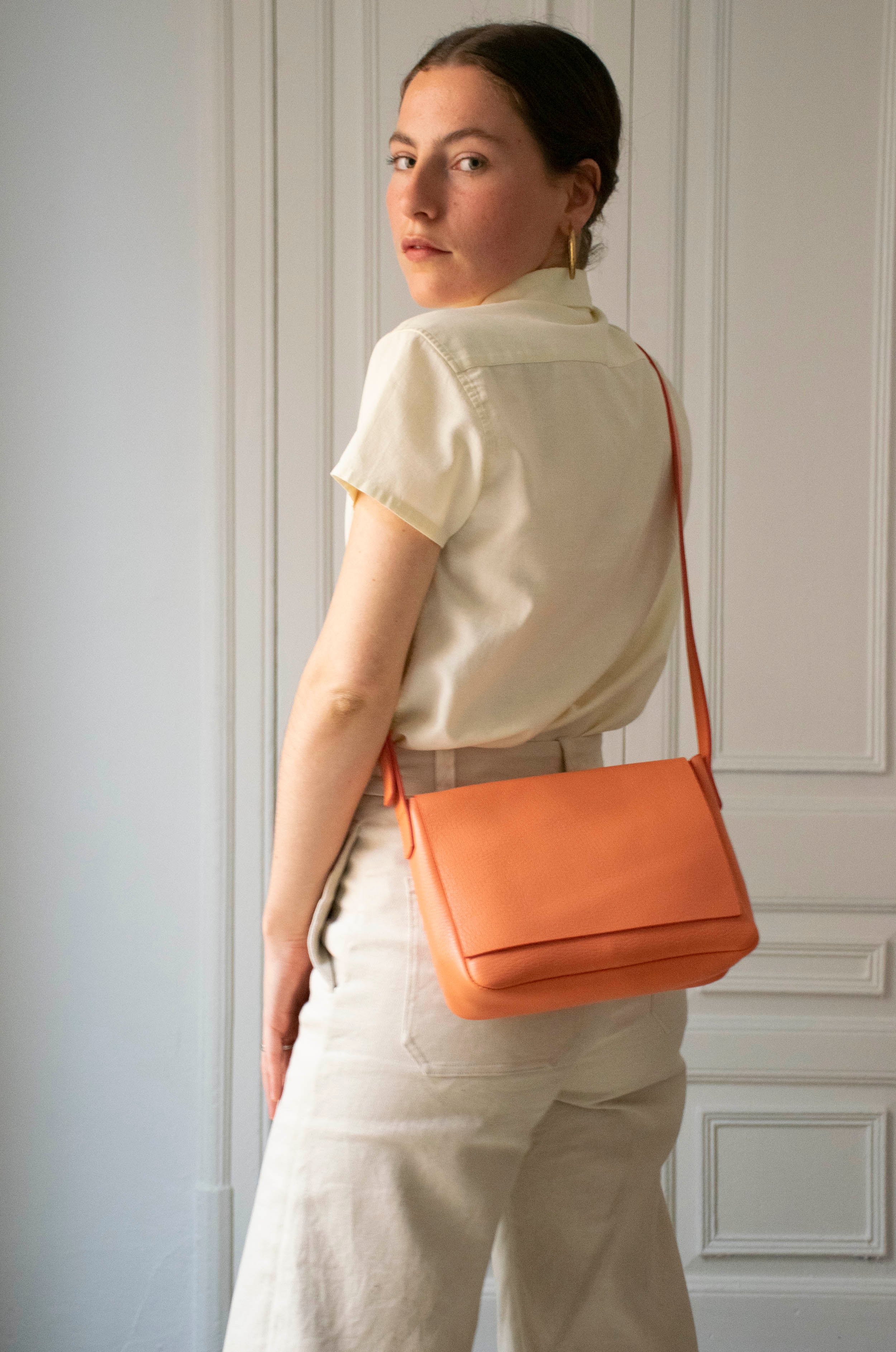 Orange Crossbody Bag