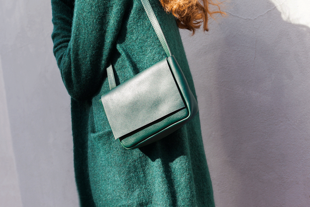 Inbar Harari Barcelona leather bag